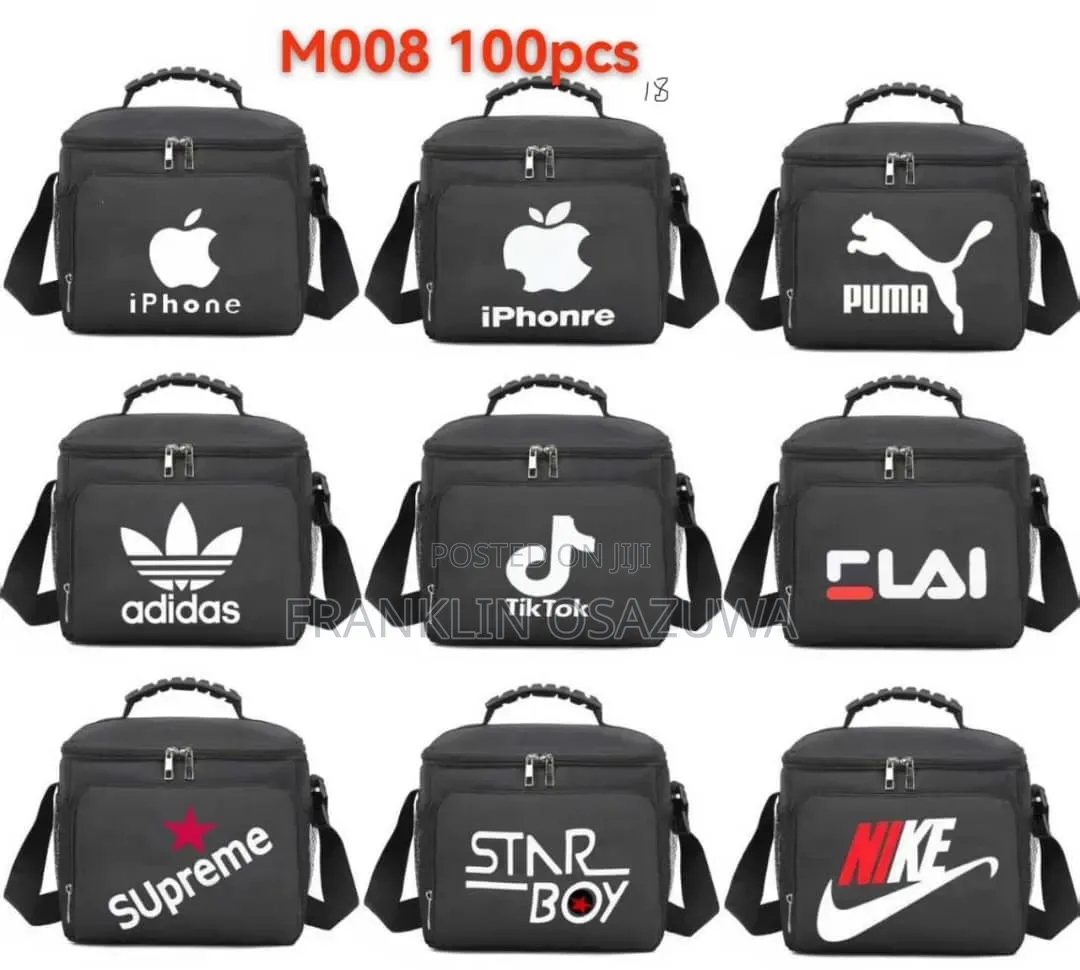 Premium Insulated Thermal Lunch Bag With Adjustable Shoulder Strap