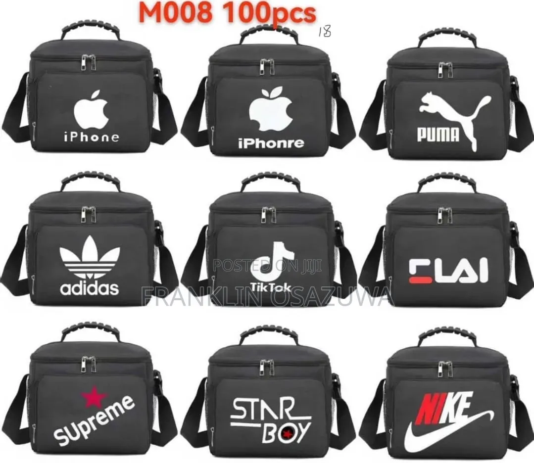 Premium Insulated Thermal Lunch Bag With Adjustable Shoulder Strap