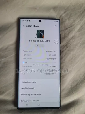 Samsung Galaxy S22 Ultra 256 GB Black