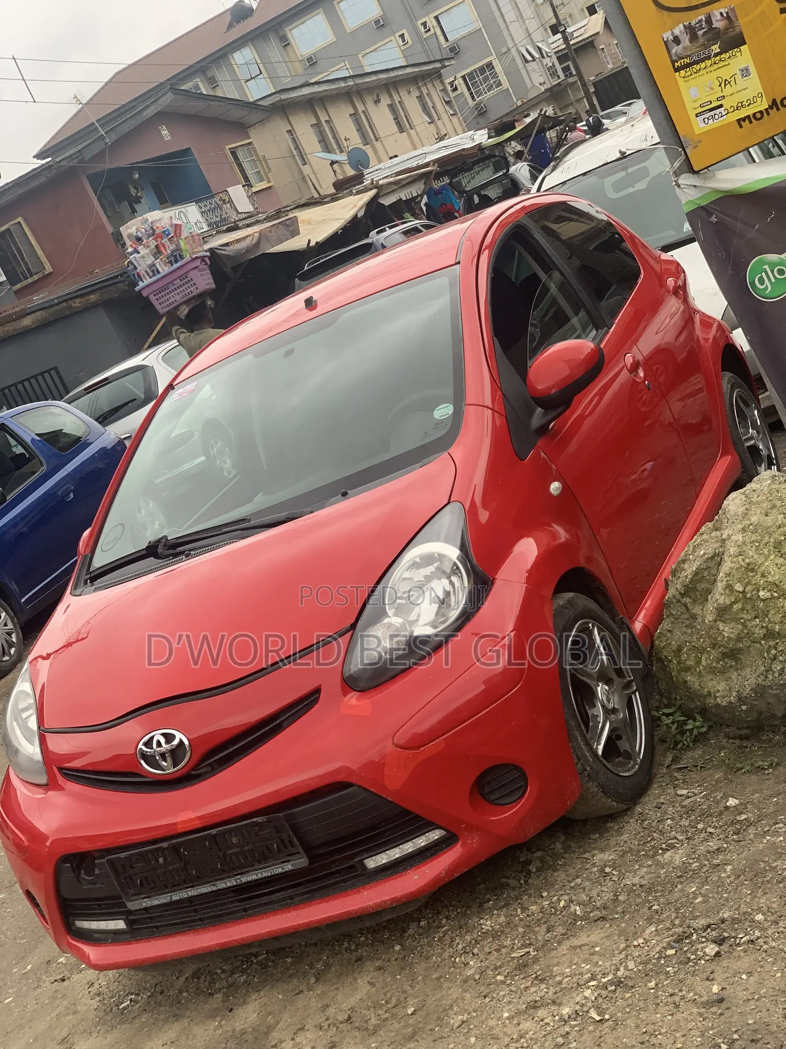 Toyota Aygo 2013 Red