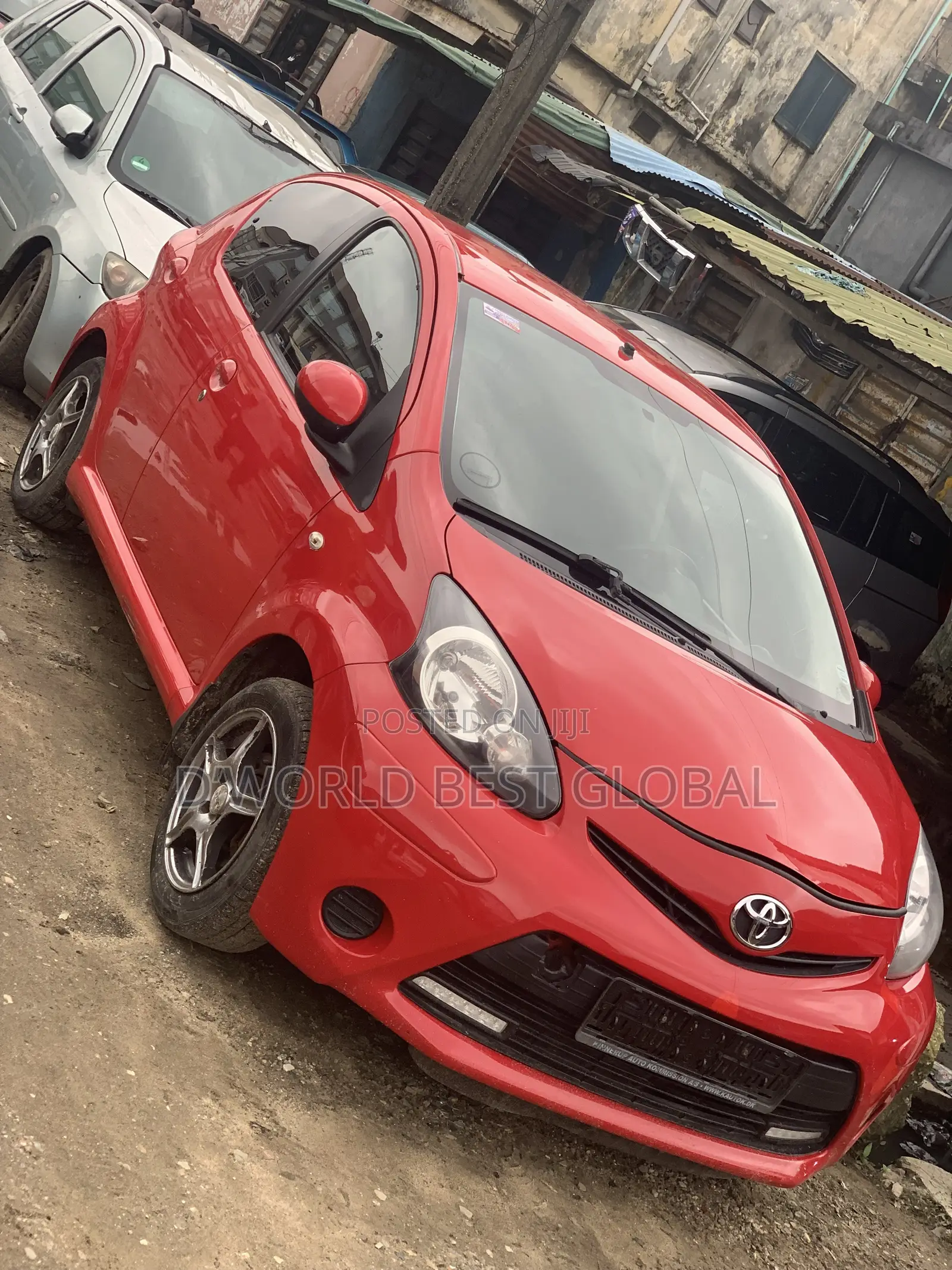 Toyota Aygo 2013 Red