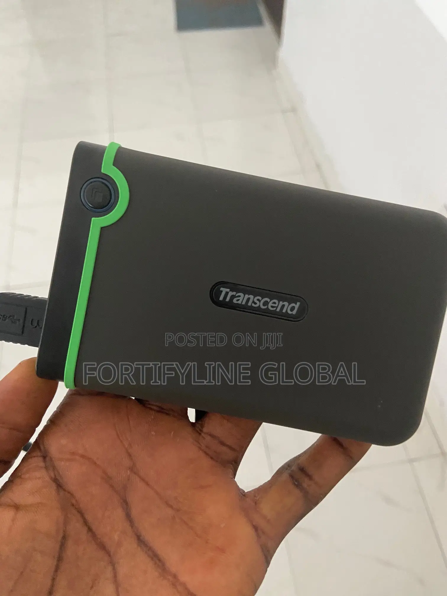 A One Time Used Transcend HDD 500gb Hard Drive