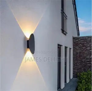 Modern Minimalist Elliptical LED Outdoor Wall Sconce