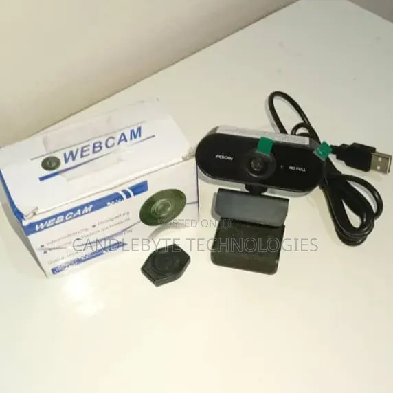 1080P USB Webcam With Microphone Clear Video for Meetings