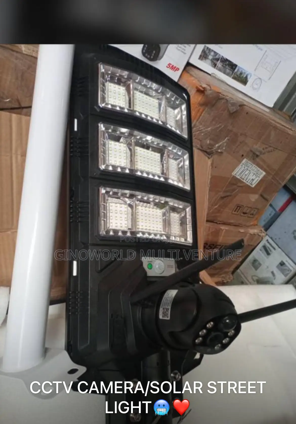 Solar Camera Street Light