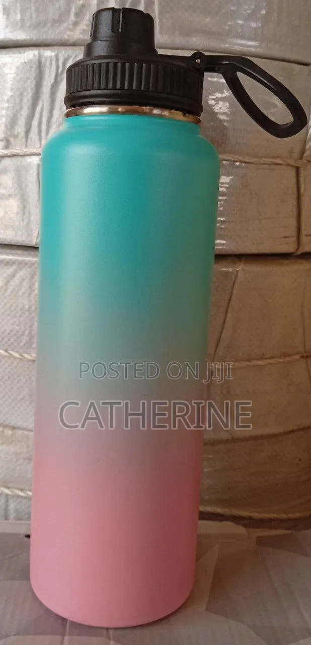 1000ml Vacuum Insulated Water Bottle / Flask With Carry Handle