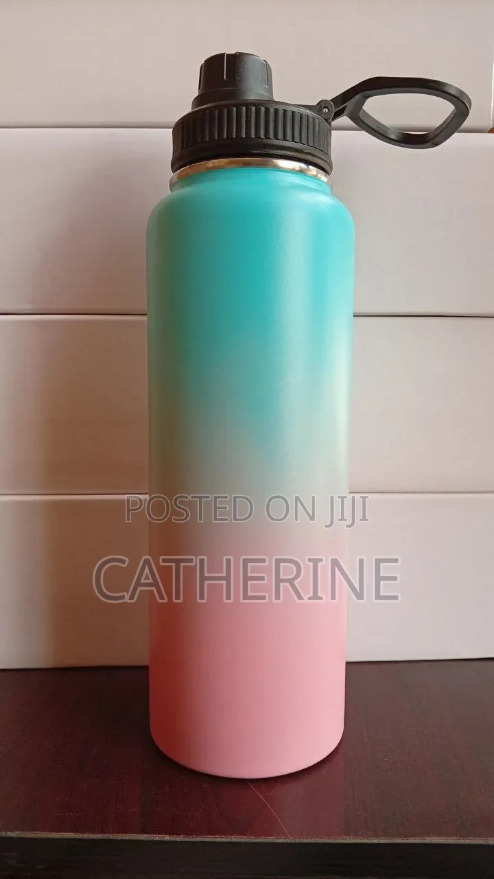 1000ml Vacuum Insulated Water Bottle / Flask With Carry Handle