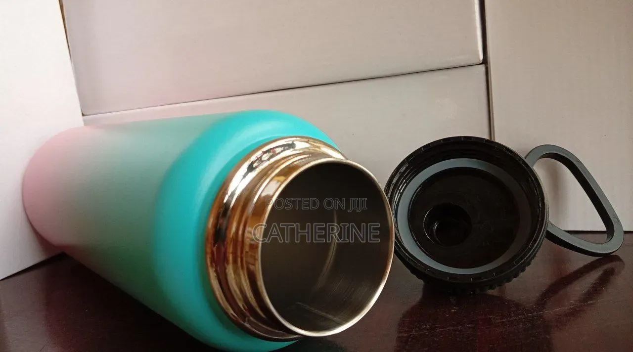 1000ml Vacuum Insulated Water Bottle / Flask With Carry Handle