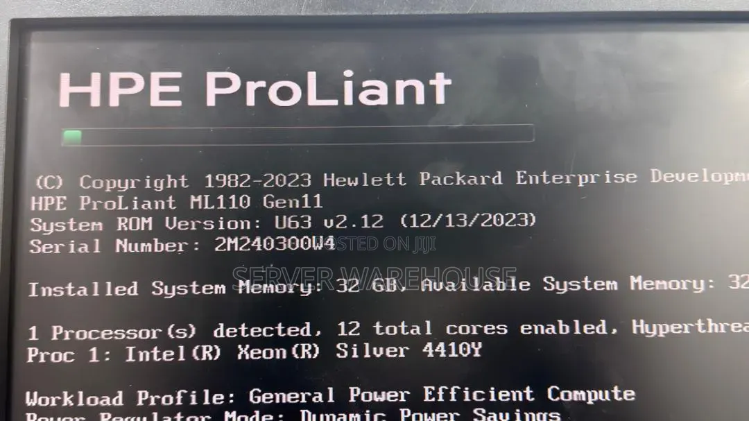 New Server HP ProLiant ML 32GB Intel Xeon HDD 1T