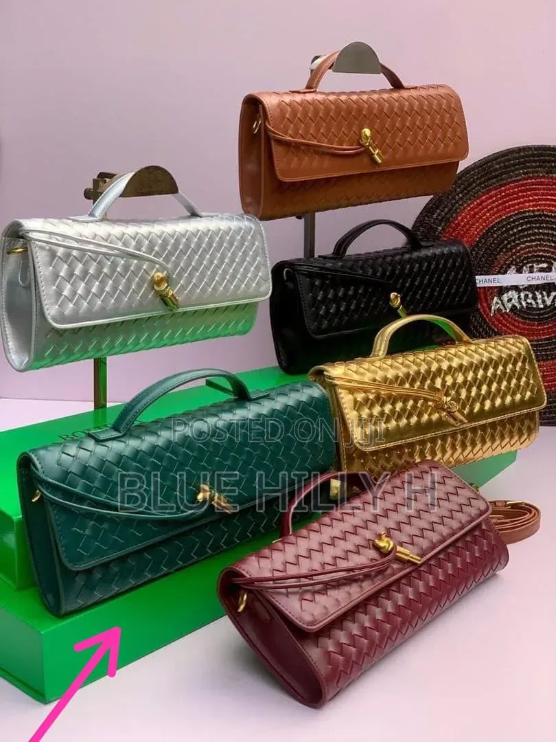 Premium Woven Flap Handbag