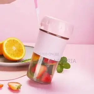 300ml Pink Wireless Portable Juicer Cup 10% OFF