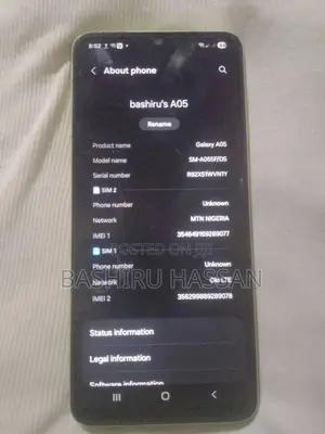 Samsung Galaxy A05 64 GB Gray