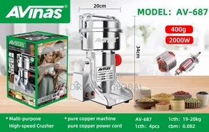 Avinas 400g Dry Grinder, 2000w