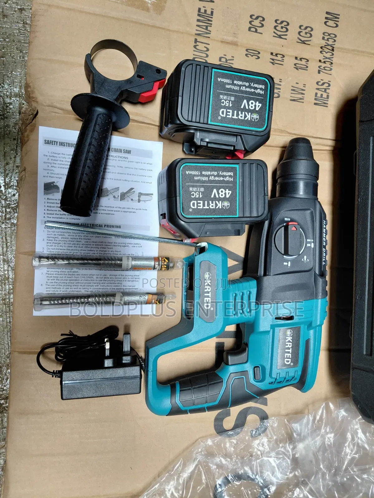 48 Volt KRTED Rotary Hammer Machine