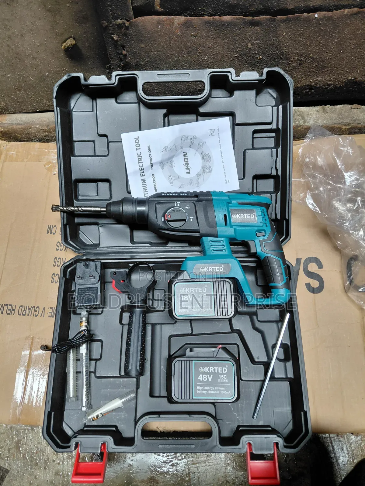 48 Volt KRTED Rotary Hammer Machine