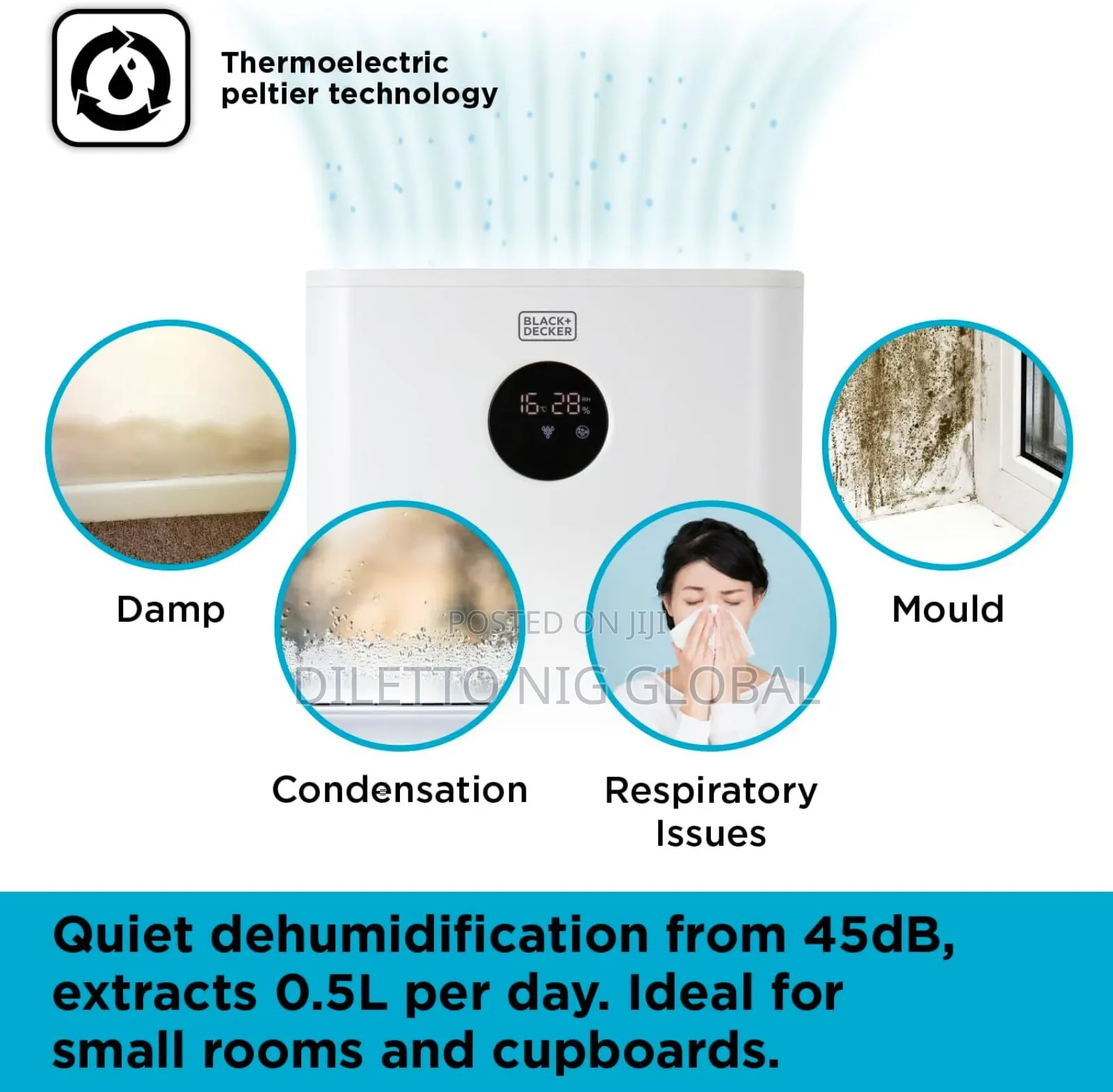 2L Dehumidifier With Air Purifier