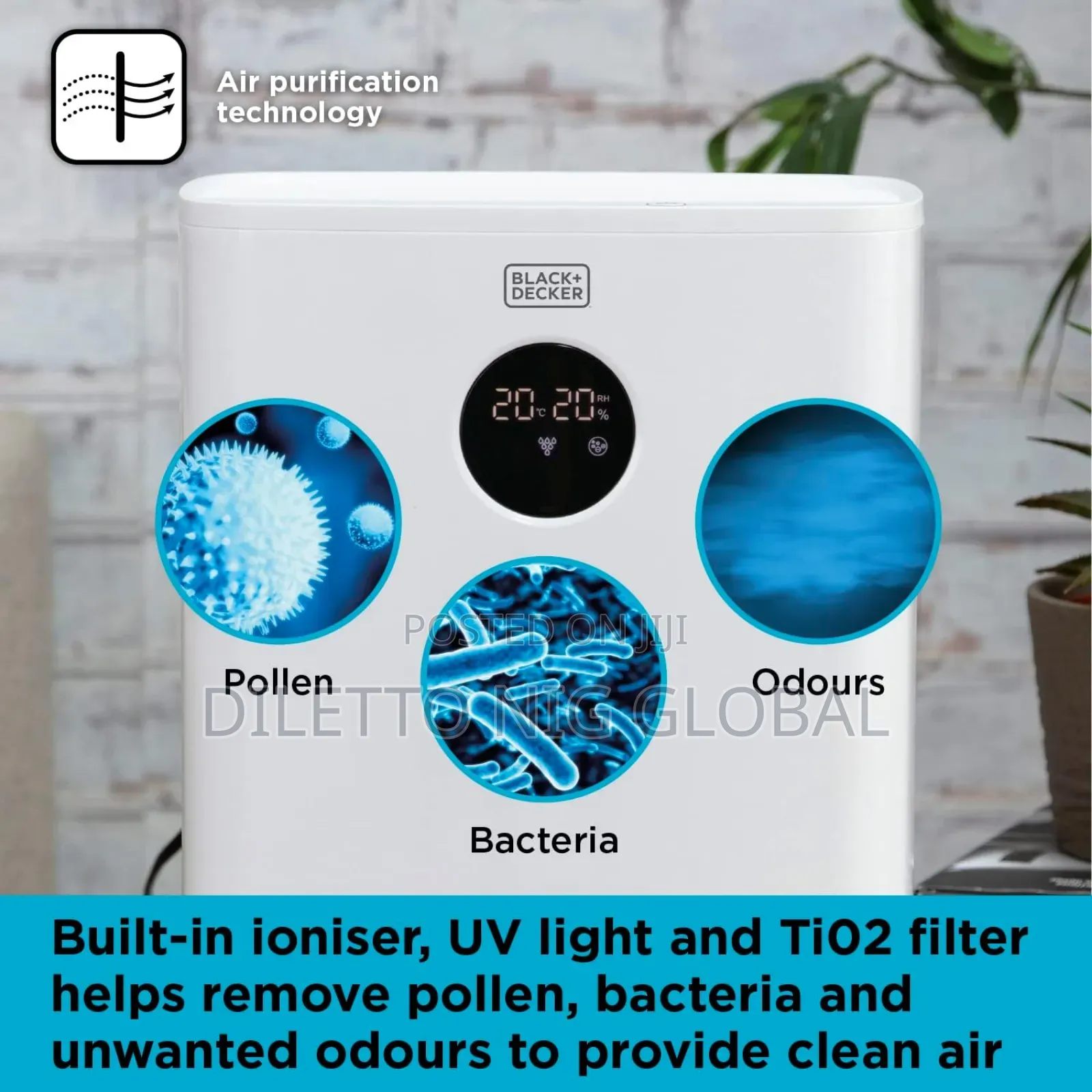 2L Dehumidifier With Air Purifier