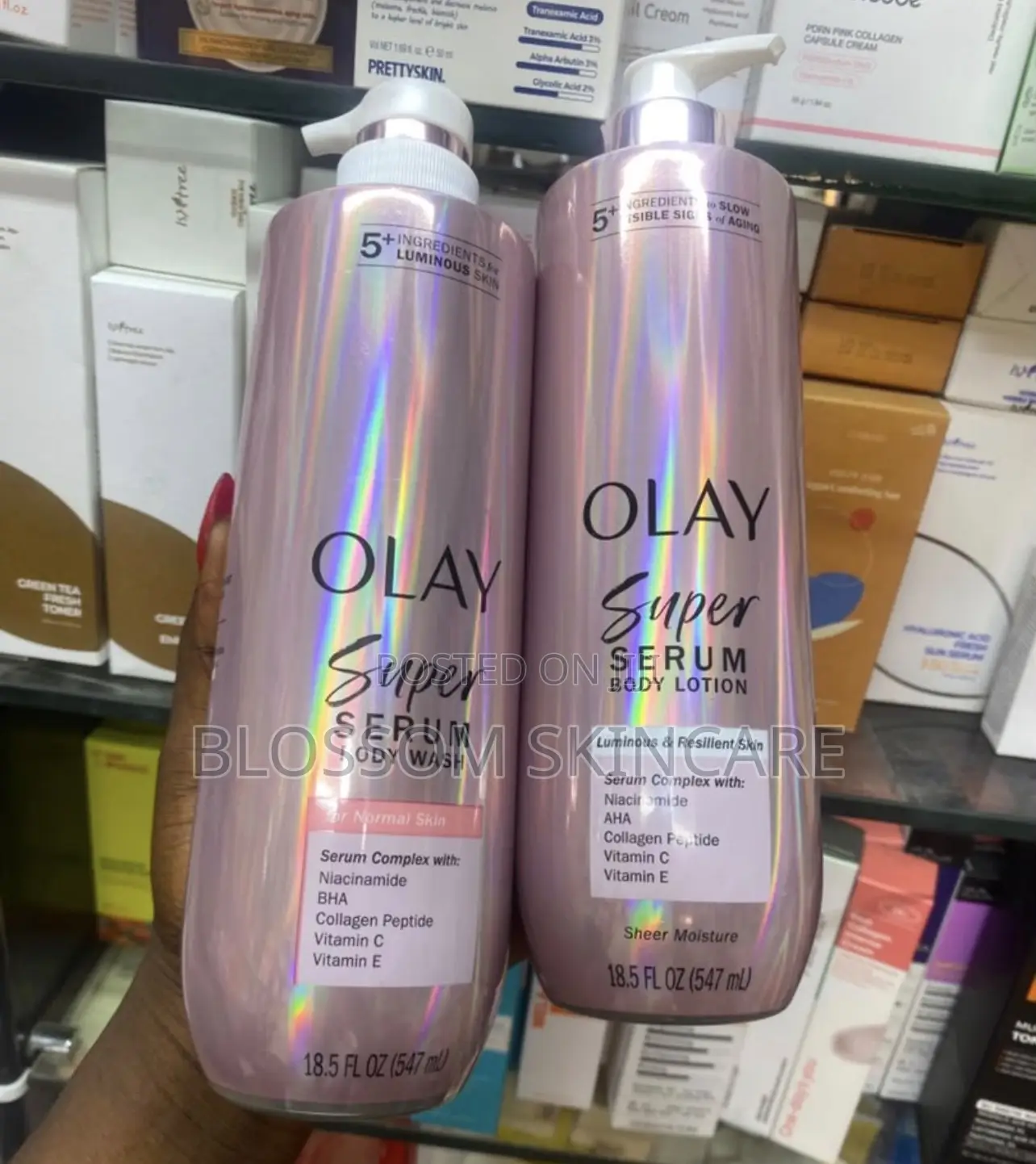 Olay Super Serum Shower Bath