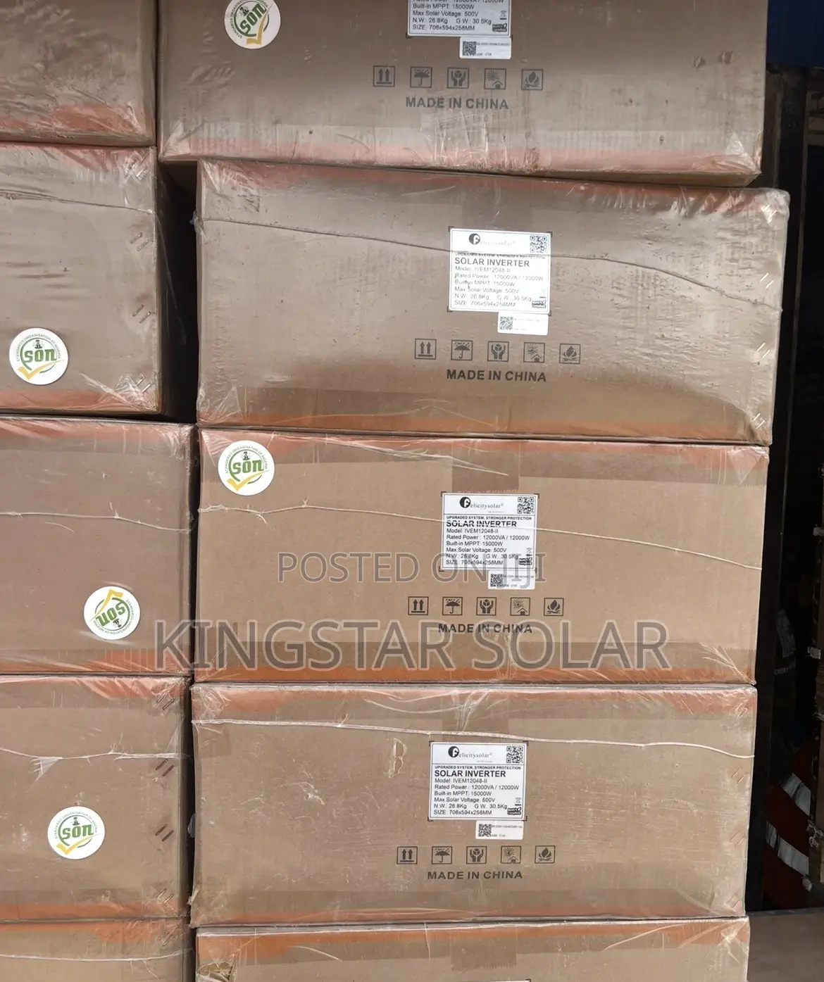 120A 48V Felicity MPPT Charge Controller