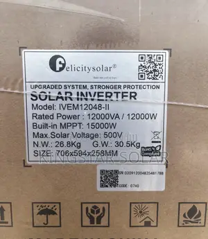 120A 48V Felicity MPPT Charge Controller