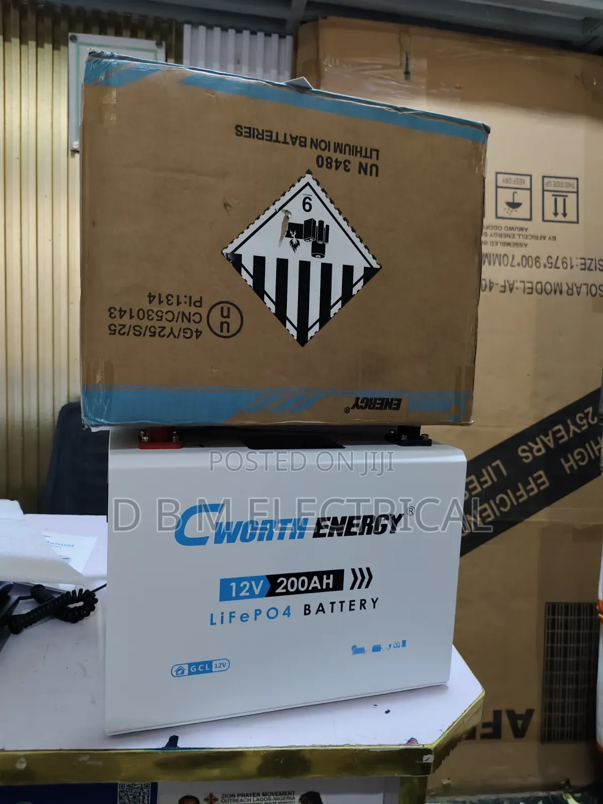 Cworth Solar Lithium Battery 12v 200ah