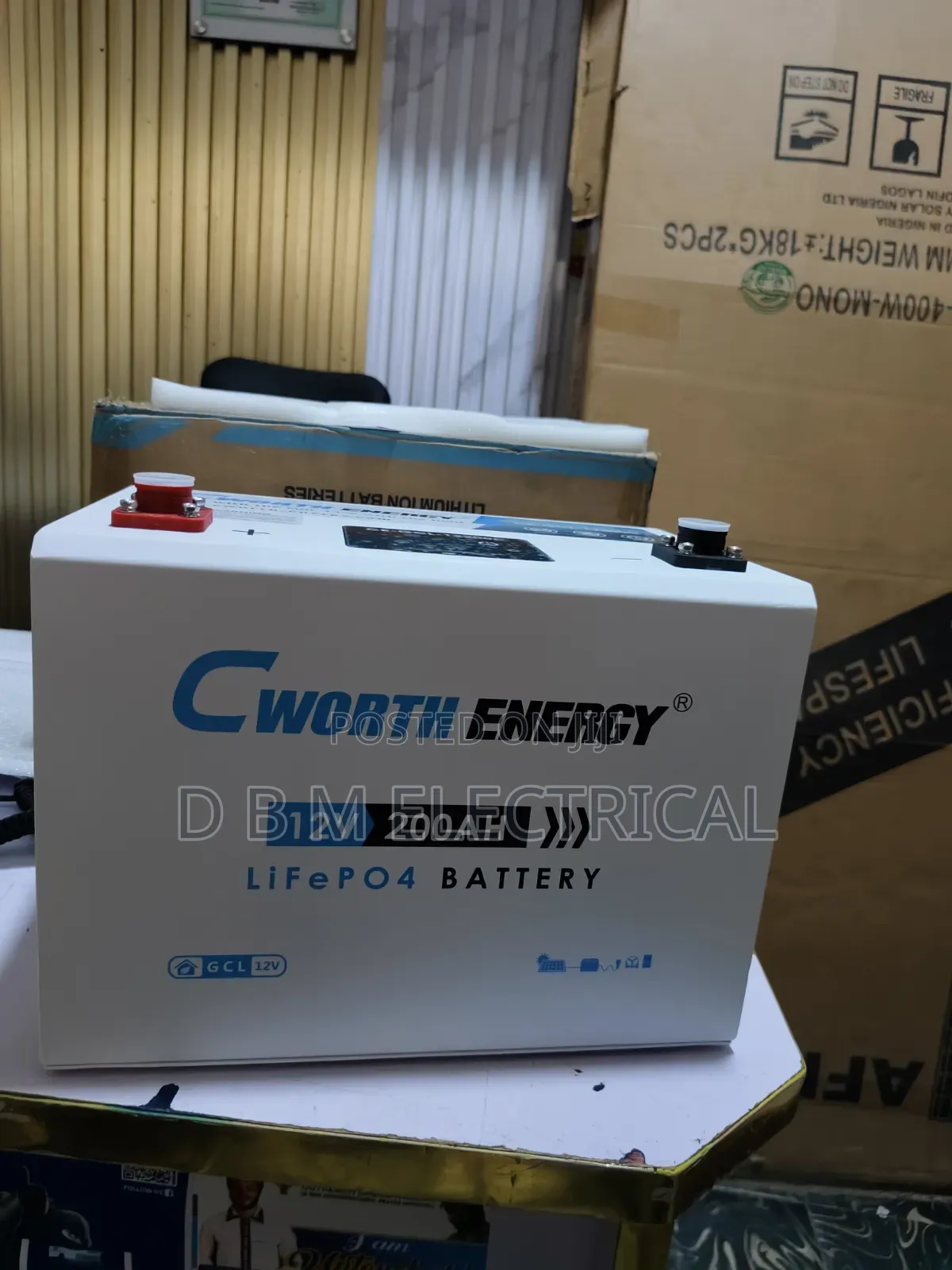 Cworth Solar Lithium Battery 12v 200ah