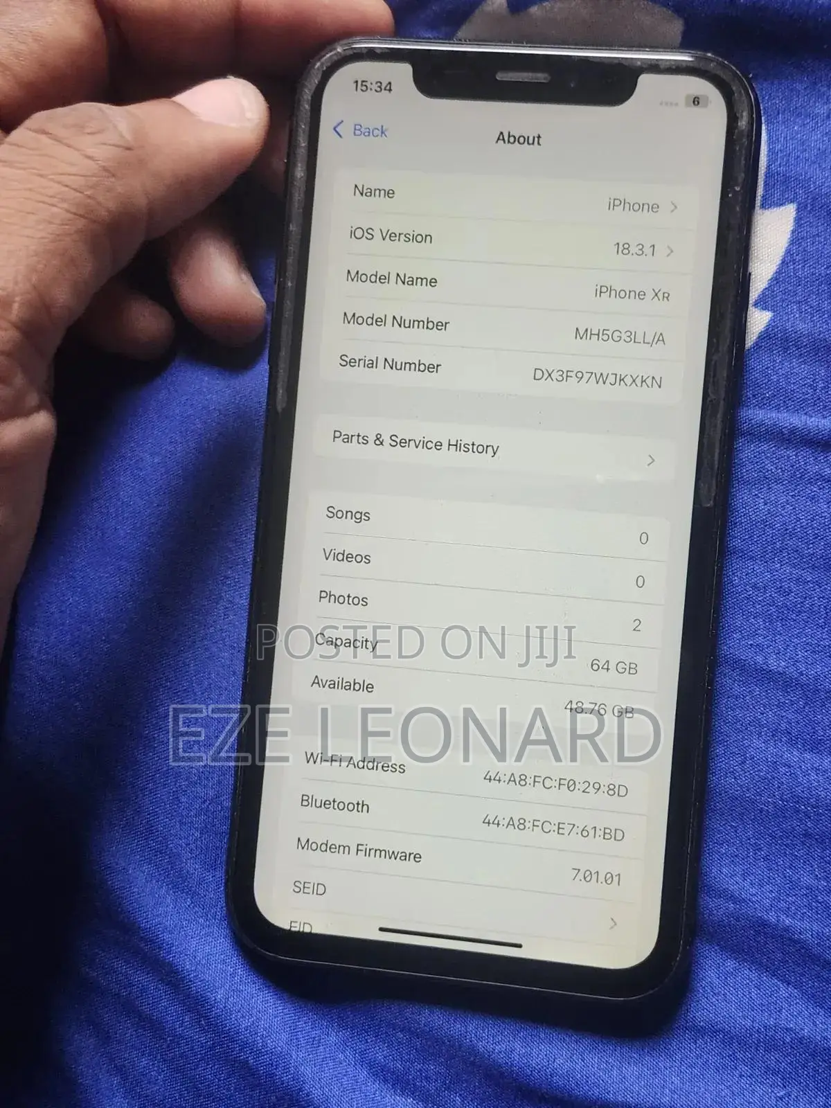 Apple iPhone XR 64 GB Black