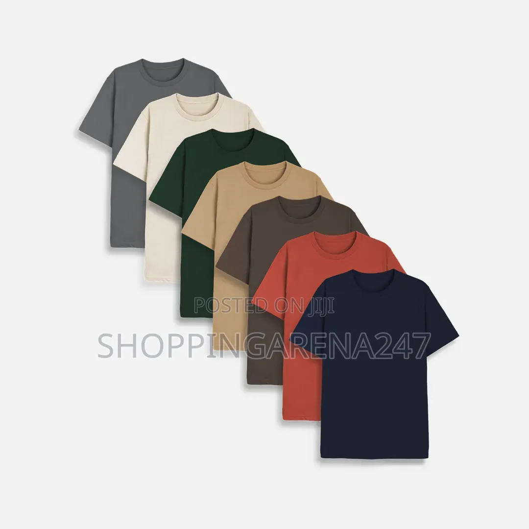 Plain Round Neck T Shirts.