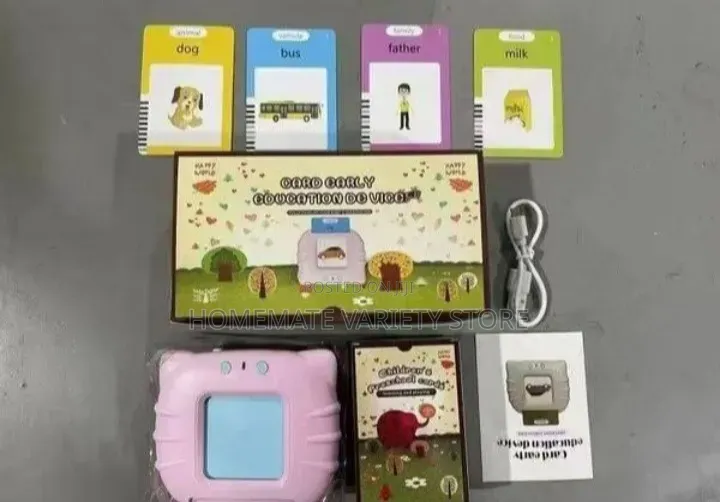2 In1 Educational Pack for Kids- Writing Pad+ Flashcard Reader