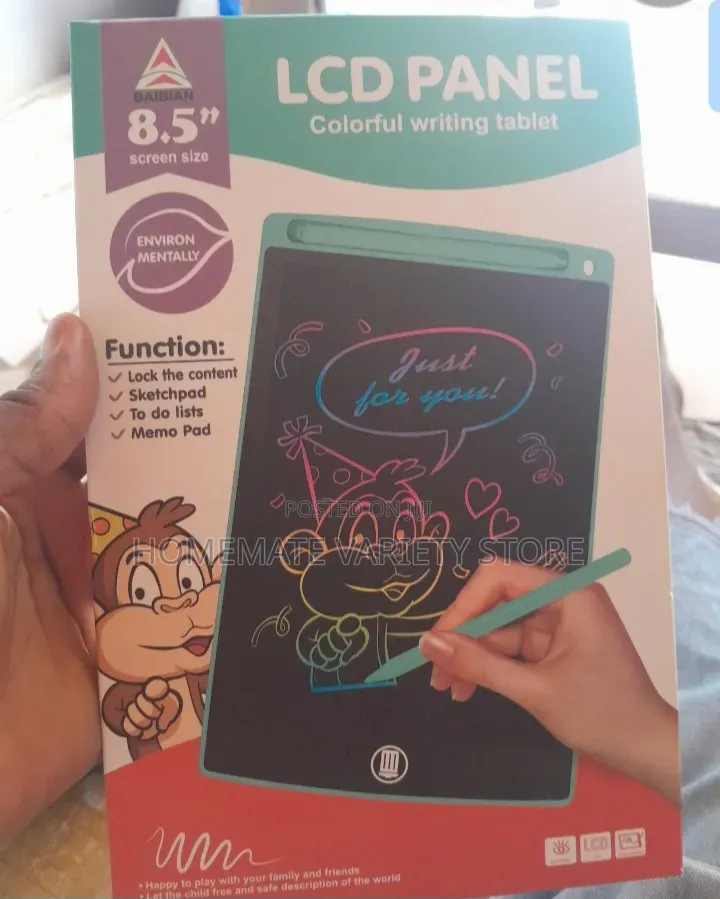 2 In1 Educational Pack for Kids- Writing Pad+ Flashcard Reader