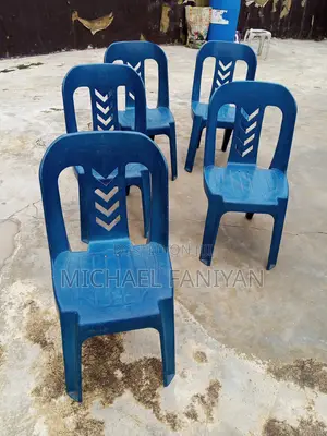 Beautiful Blue Plastic Chairs
