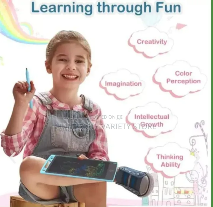 2 In1 Educational Pack for Kids- Writing Pad+ Flashcard Reader