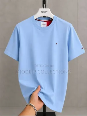 Tommy Hilfiger Short Sleeve Round Neck Plain Polo