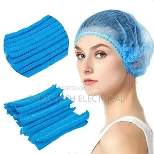 Disposable Hair Net Cover for Food or Health Workers - 100 in Pack