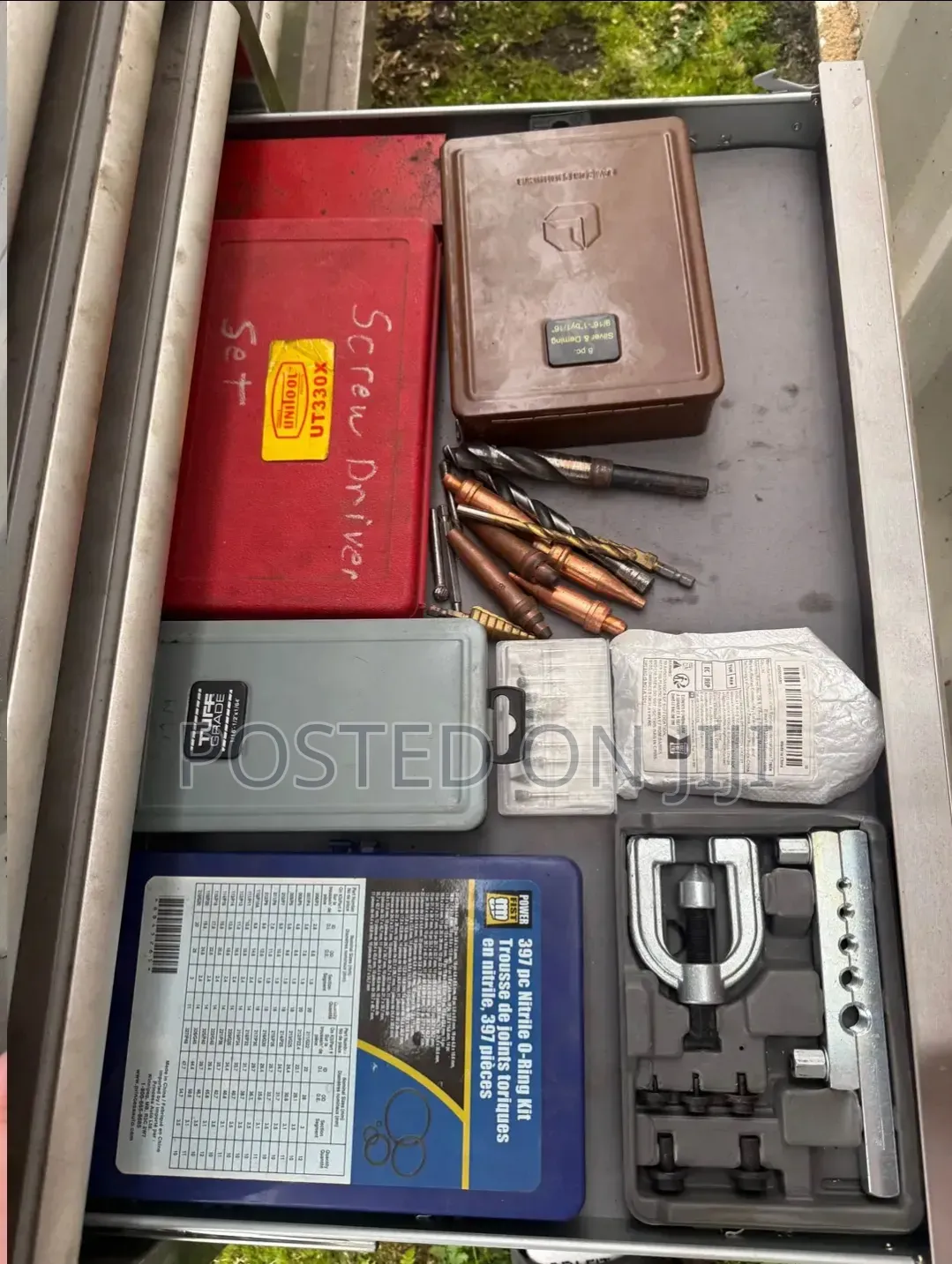 Mechanics Tool Box + Tools (Milwaukee, MAC Tools, Snap-On)