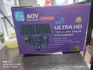 12MP Ultra HD Triple Lens 4G Solar PTZ Camera
