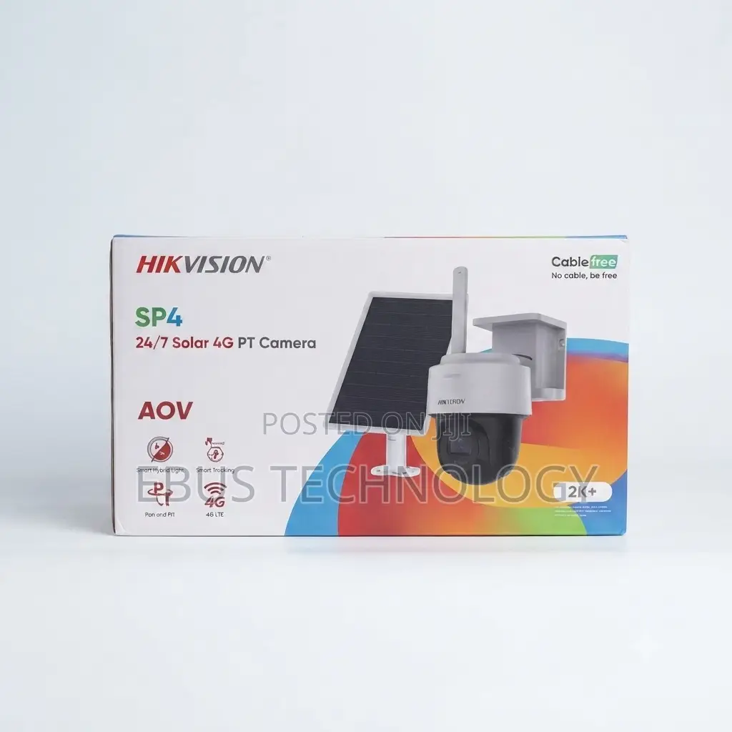 Hikvision 4g Solar-Powered Dome Camera – Ds-2cfsp4/4g