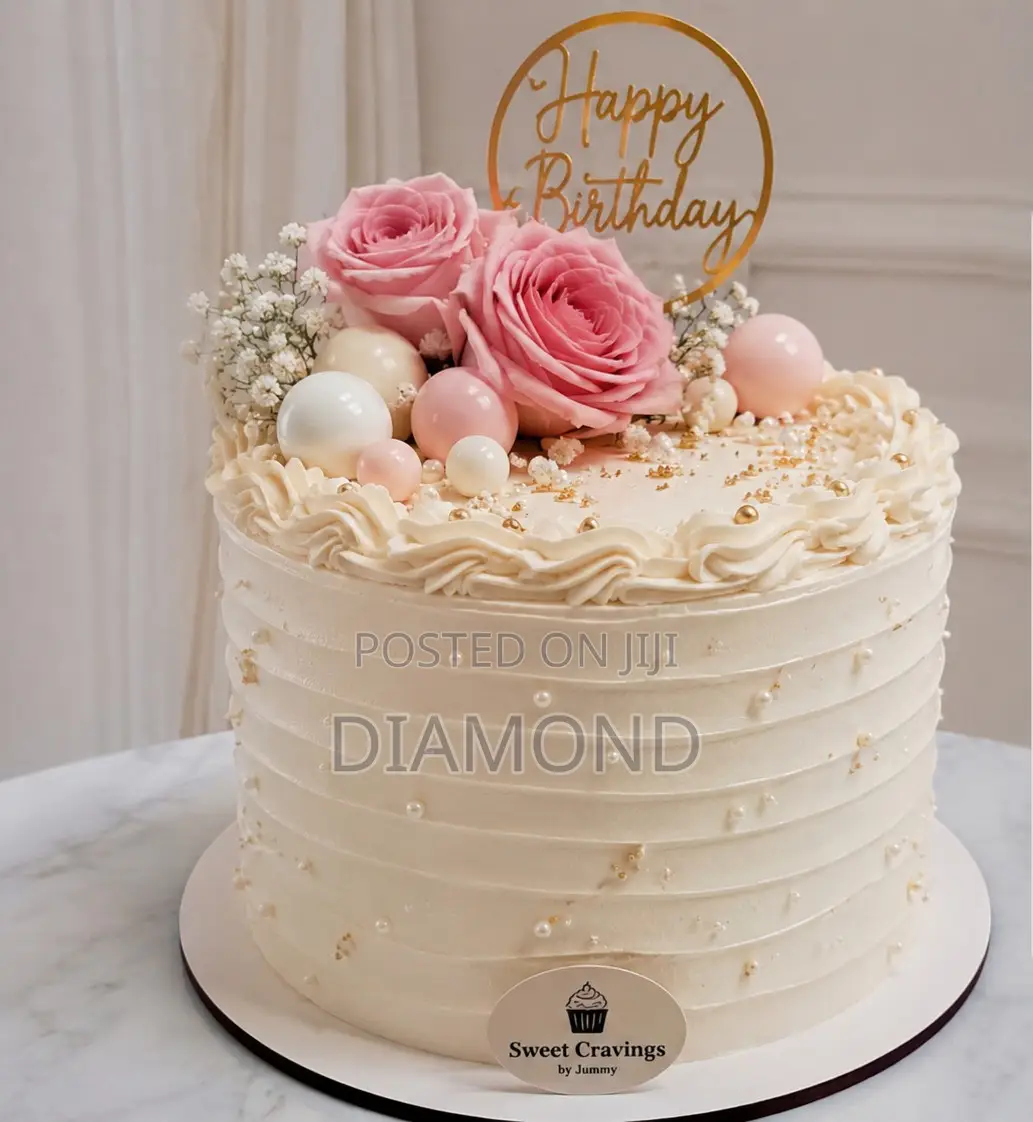 Vanilla Based Birthday Cake