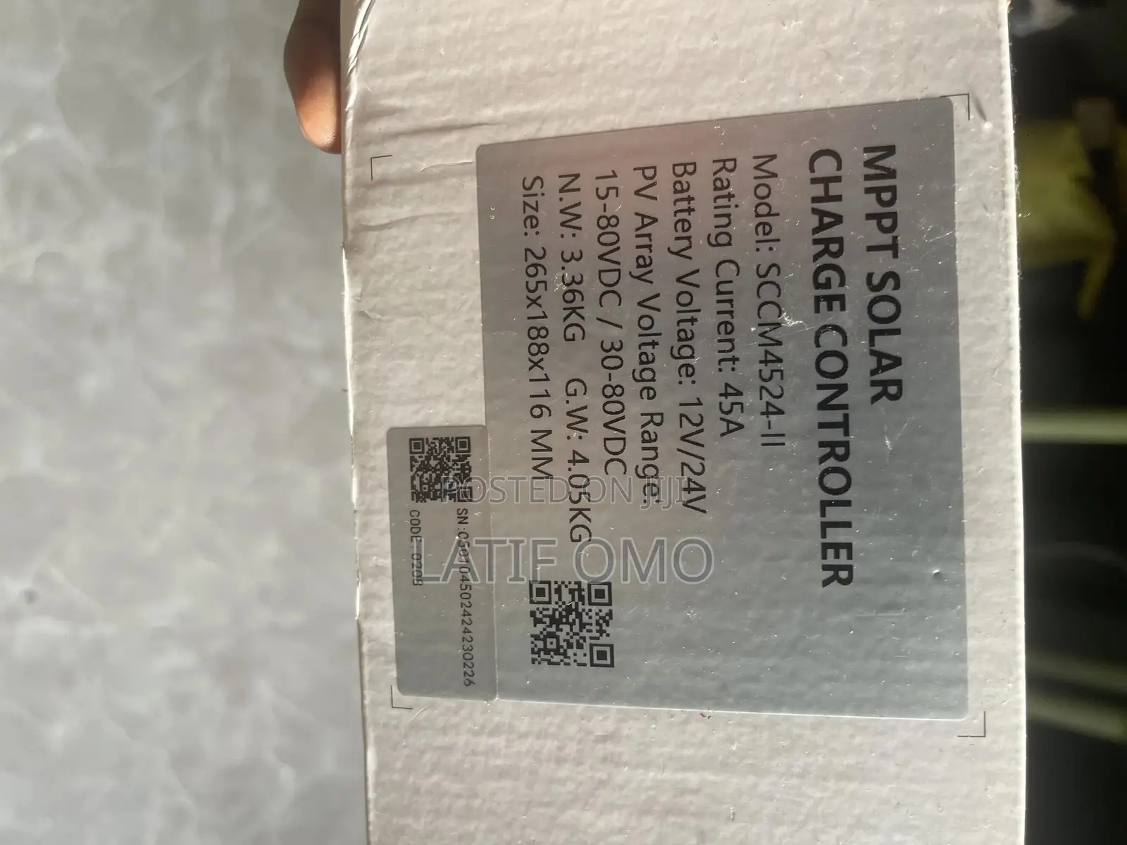 Felicity Charge Controller 45A