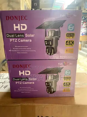 Ultra HD Dual Lens Solar PTZ Camera