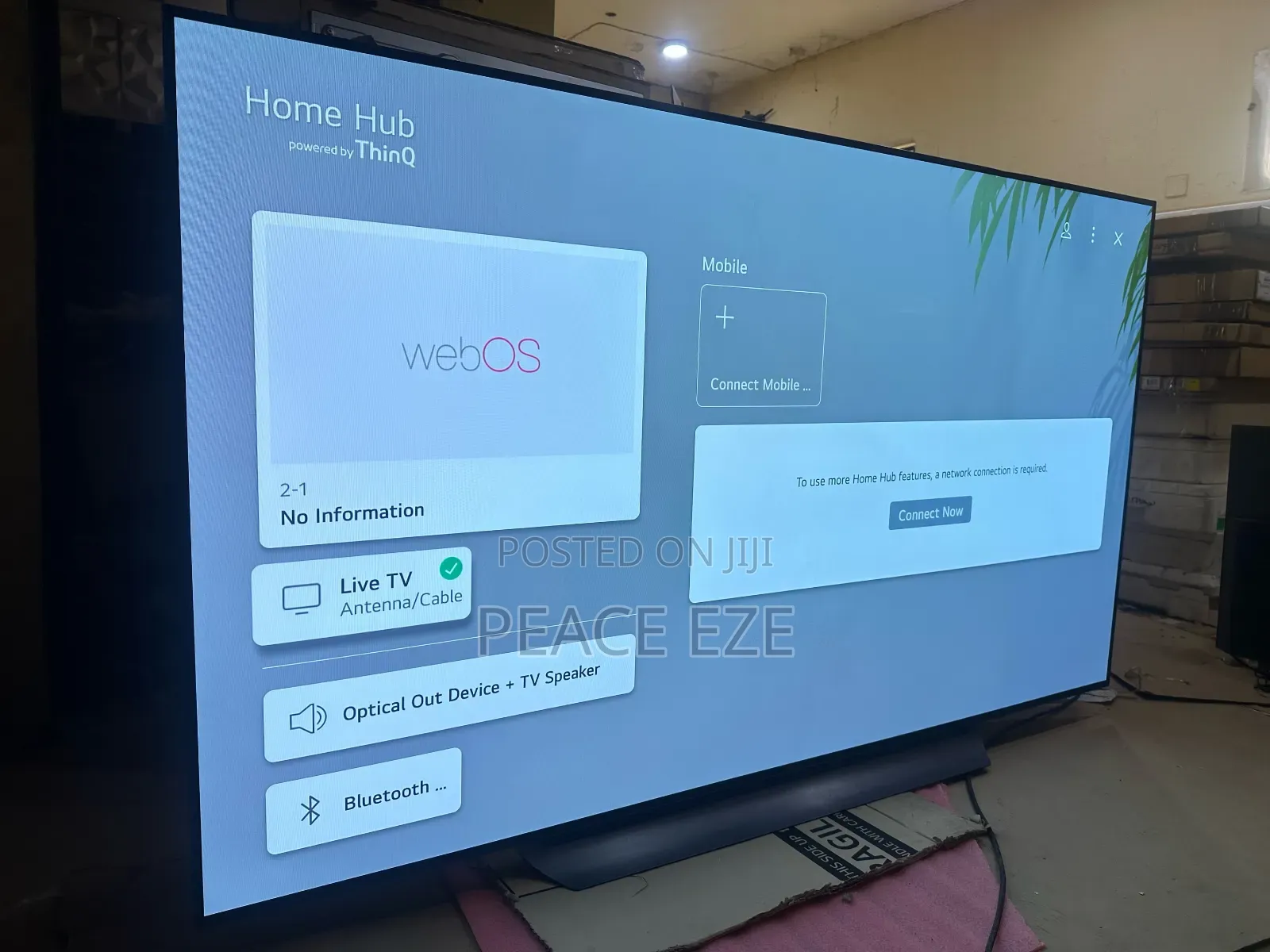 83" LG Oled C4 Display Smart TV Evo Panel