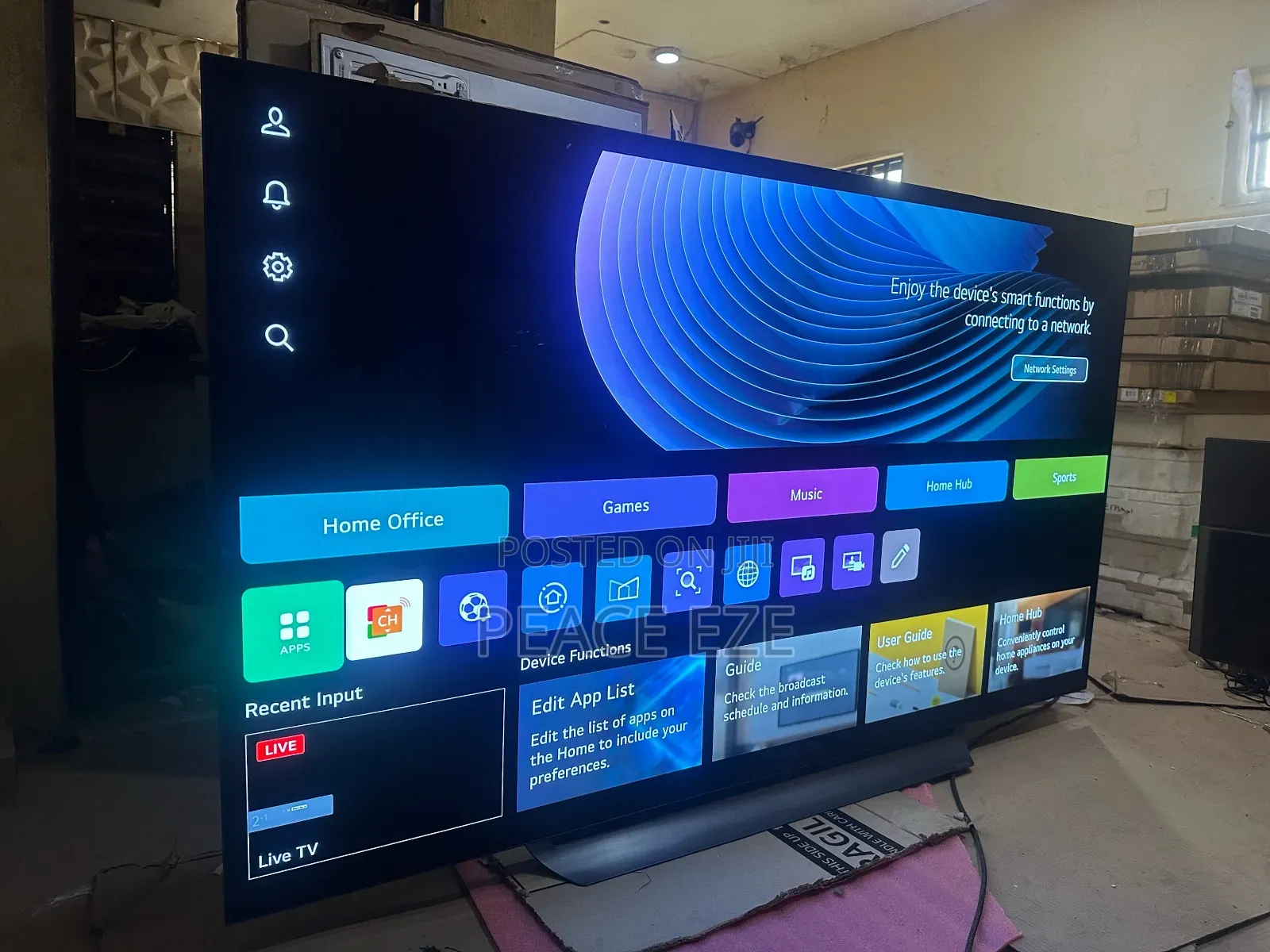 83" LG Oled C4 Display Smart TV Evo Panel