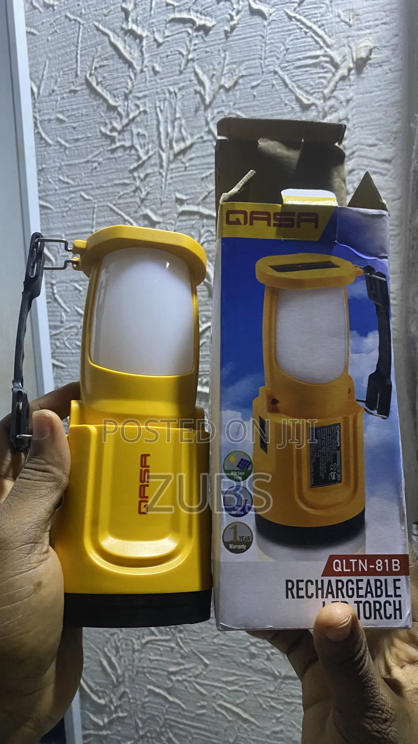 QASA Rechargeable/Solar Lamp
