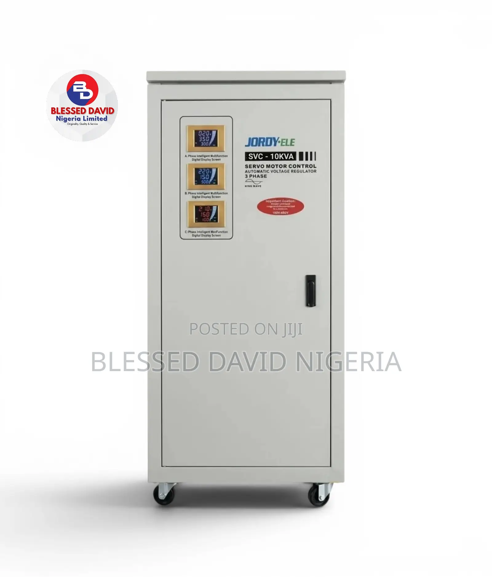 JORDY-ELE SVC-10KVA Servo Automatic Voltage Regulator / Stabilizer