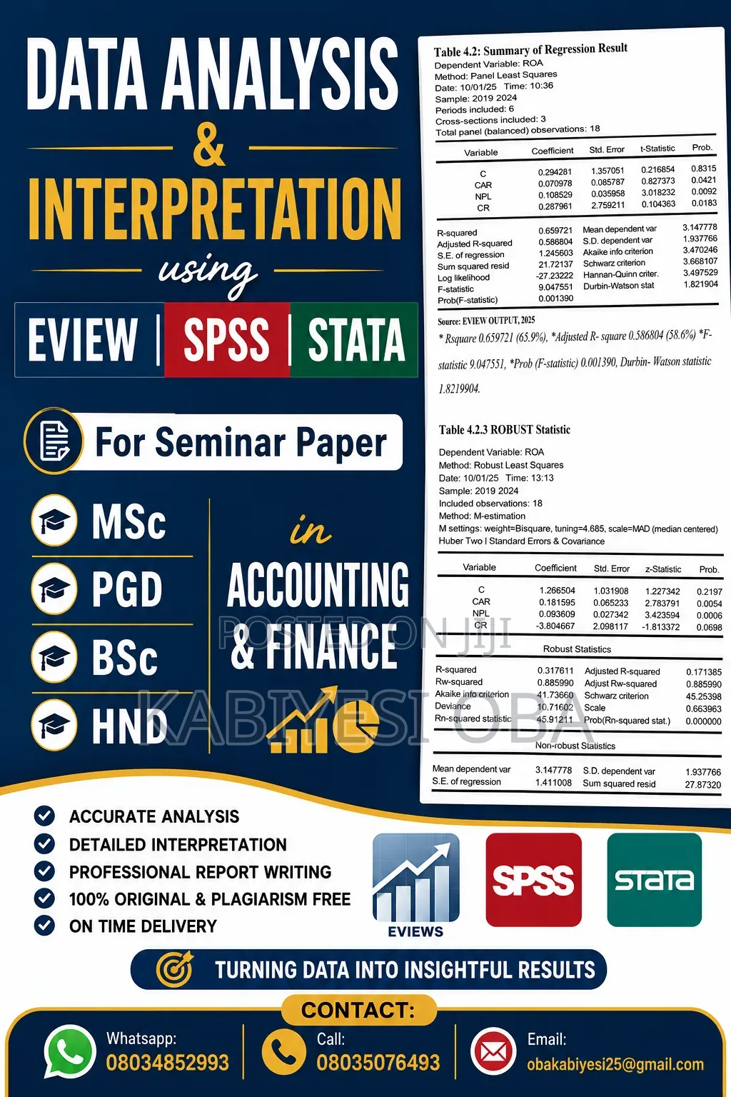 Accounting Thesis Seminar