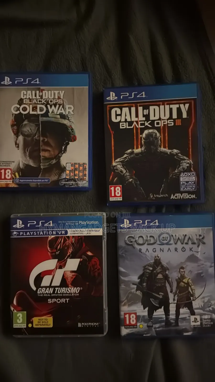 God of War PS 4 CDS and Others