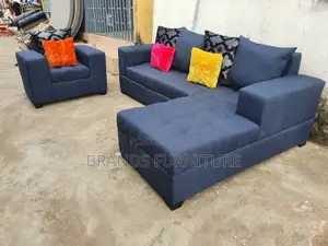 Quality Fabric Lshap Sofas With Single Seater