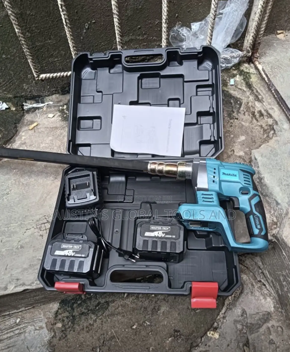 Cordless Concrete Vibrator Kit