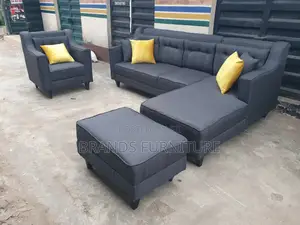 Good Quality Lshap Design Single Seater With Ottoman