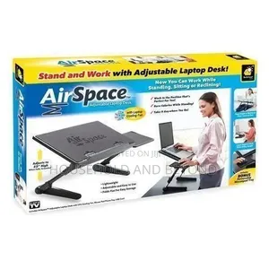 AirSpace Adjustable Laptop Stand With Built-in Cooling Fan